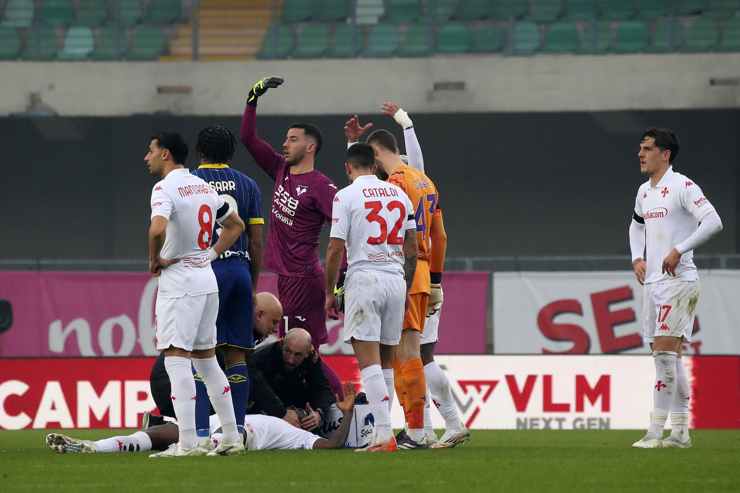 Moise Kean a terra - Foto Lapresse - Ilromanista.it