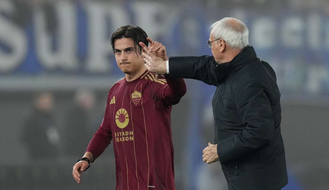 Paulo Dybala e Claudio Ranieri - Lapresse - Ilromanista.it