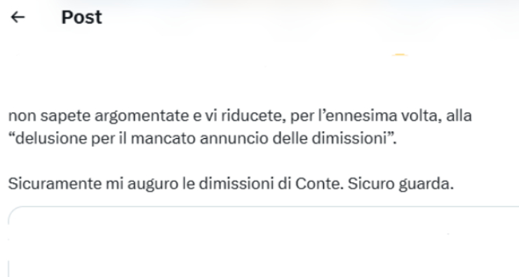 Conte darà le dimissioni